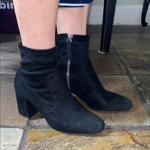 Zara Suede Sock Boots